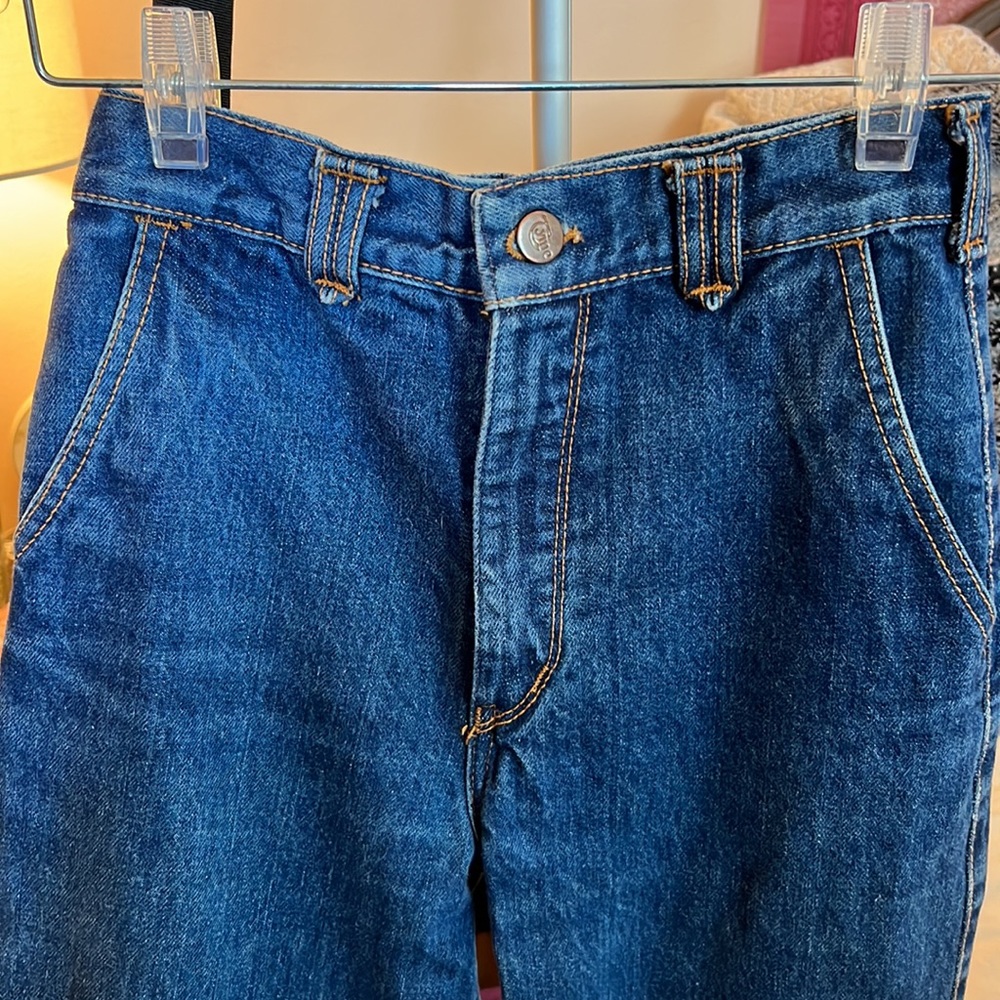 SALE!! DEAL!! RARE Vtg TYME 70s 80s ﻿High Waisted Jeans - Picture 4 of 9